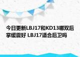 今日更新LBJ17和KD13哪双后掌缓震好 LBJ17适合后卫吗