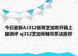 今日更新AJ312低帮芝加哥开箱上脚测评 aj312芝加哥鞋带系法推荐