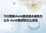 今日更新dunk麂皮遇水掉色怎么办 dunk麂皮鞋怎么清洗
