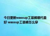 今日更新wassup工装裤哪代最好 wassup工装裤怎么穿