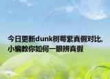 今日更新dunk树莓紫真假对比,小编教你如何一眼辨真假