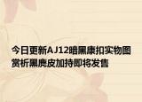 今日更新AJ12暗黑康扣实物图赏析黑麂皮加持即将发售