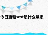 今日更新smt是什么意思