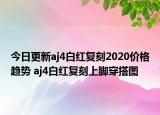 今日更新aj4白红复刻2020价格趋势 aj4白红复刻上脚穿搭图