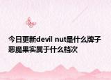 今日更新devil nut是什么牌子 恶魔果实属于什么档次