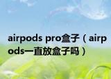 airpods pro盒子（airpods一直放盒子吗）
