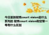 今日更新耐克court vision是什么系列的 耐克court vision和空军一号有什么区别