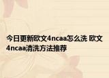 今日更新欧文4ncaa怎么洗 欧文4ncaa清洗方法推荐
