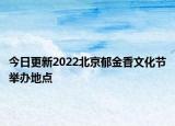 今日更新2022北京郁金香文化节举办地点