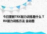 今日更新TRX耐力训练是什么 TRX耐力训练方法 含动图