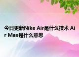今日更新Nike Air是什么技术 Air Max是什么意思
