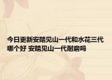 今日更新安踏见山一代和水花三代哪个好 安踏见山一代耐磨吗