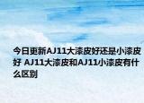 今日更新AJ11大漆皮好还是小漆皮好 AJ11大漆皮和AJ11小漆皮有什么区别