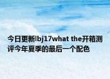 今日更新lbj17what the开箱测评今年夏季的最后一个配色