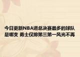 今日更新NBA进总决赛最多的球队是哪支 勇士仅排第三第一风光不再