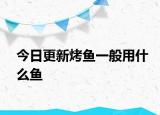 今日更新烤鱼一般用什么鱼