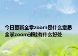 今日更新全掌zoom是什么意思 全掌zoom球鞋有什么好处