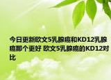 今日更新欧文5乳腺癌和KD12乳腺癌那个更好 欧文5乳腺癌的KD12对比