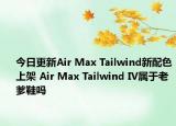 今日更新Air Max Tailwind新配色上架 Air Max Tailwind IV属于老爹鞋吗