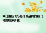 今日更新飞马是什么品牌的鞋 飞马跑鞋多少钱