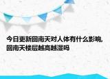 今日更新回南天对人体有什么影响,回南天楼层越高越湿吗