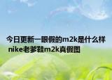 今日更新一眼假的m2k是什么样 nike老爹鞋m2k真假图