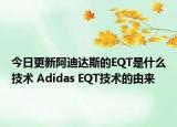 今日更新阿迪达斯的EQT是什么技术 Adidas EQT技术的由来