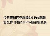 今日更新匹克态极2.0 Pro跑鞋怎么样 态极2.0 Pro鞋带怎么系