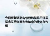 今日更新遇到心仪包包就忍不住买买完又后悔因为大脑中的什么在作怪