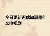 今日更新迟瑞知夏是什么电视剧