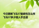 今日更新飞马37耐磨性怎么样 飞马37多少钱入手合适