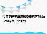 今日更新圣康尼和索康尼区别 Saucony有几个系列