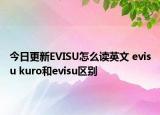 今日更新EVISU怎么读英文 evisu kuro和evisu区别