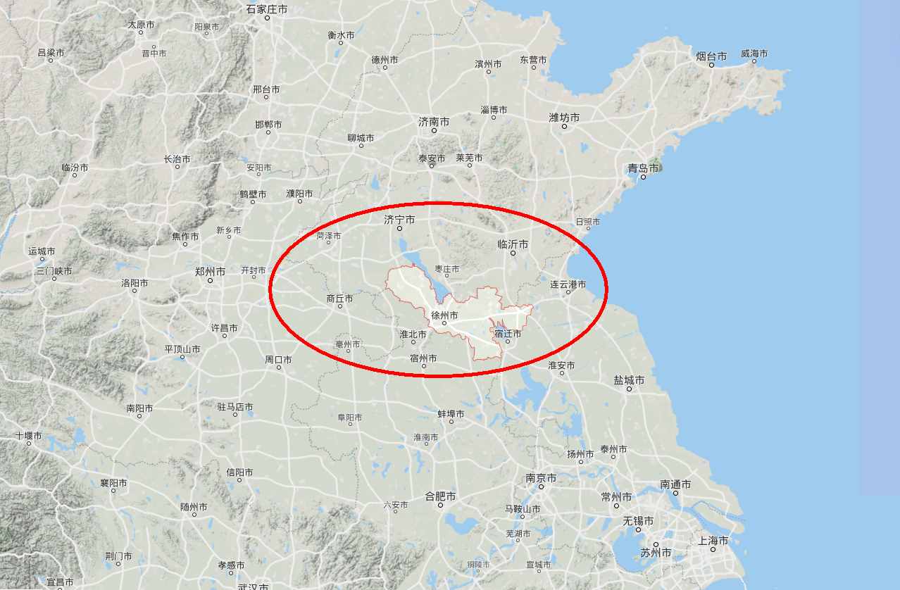 江苏省徐州市能否成为国家中心城市？淮海地区南到淮河，西到开封