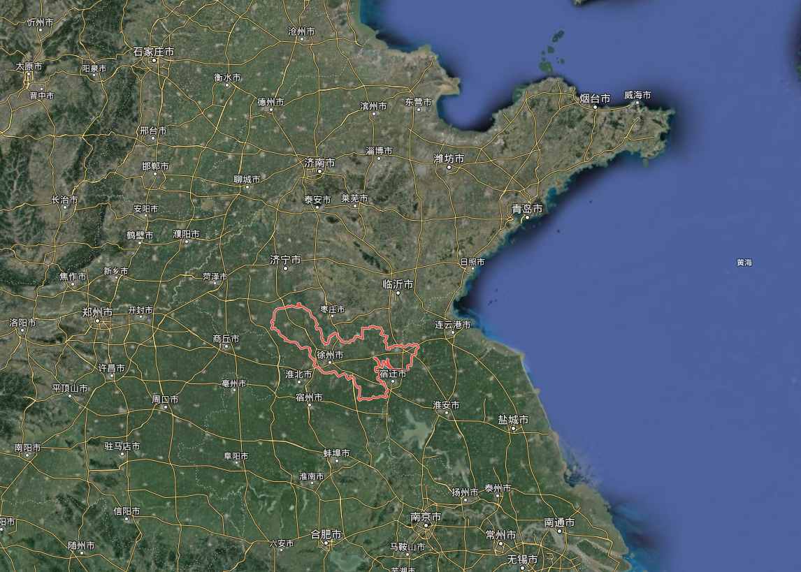 江苏省徐州市能否成为国家中心城市？淮海地区南到淮河，西到开封