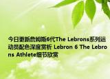 今日更新詹姆斯6代The Lebrons系列运动员配色深度赏析 Lebron 6 The Lebrons Athlete细节欣赏