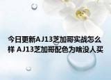 今日更新AJ13芝加哥实战怎么样 AJ13芝加哥配色为啥没人买