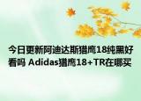 今日更新阿迪达斯猎鹰18纯黑好看吗 Adidas猎鹰18+TR在哪买