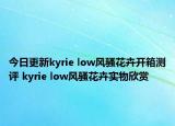 今日更新kyrie low风骚花卉开箱测评 kyrie low风骚花卉实物欣赏