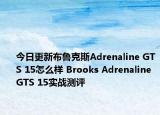 今日更新布鲁克斯Adrenaline GTS 15怎么样 Brooks Adrenaline GTS 15实战测评