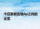 今日更新营销4p之间的关系