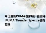 今日更新PUMA老爹鞋开箱测评 PUMA Thunder Spectra值得买吗