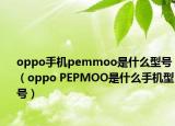 oppo手机pemmoo是什么型号（oppo PEPMOO是什么手机型号）