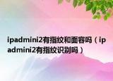ipadmini2有指纹和面容吗（ipadmini2有指纹识别吗）