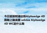 今日更新阿迪达斯Alphaedge 4D跑鞋上脚美图 adidas Alphaedge 4D WC是什么鞋