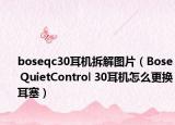 boseqc30耳机拆解图片（Bose QuietControl 30耳机怎么更换耳塞）