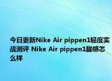 今日更新Nike Air pippen1轻度实战测评 Nike Air pippen1脚感怎么样