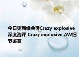 今日更新维金斯Crazy explosive深度测评 Crazy explosive AW细节鉴赏