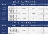 今日更新cfp考试时间（关于公布2021年7月CFPAFP考试时间表的通知）