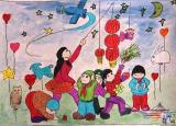 今日更新新年画儿童画（2020幼儿春节绘画图片大全）